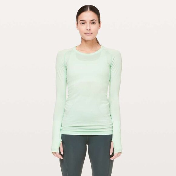 Lululemon Swiftly Tech Long Sleeve Crew - Misty Mint - Picture 1 of 13